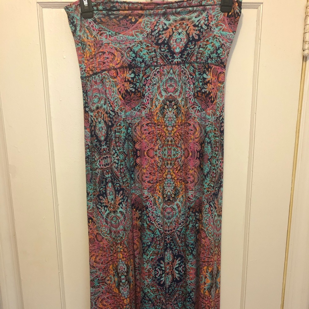 🌺Multi Color Maxi Skirt